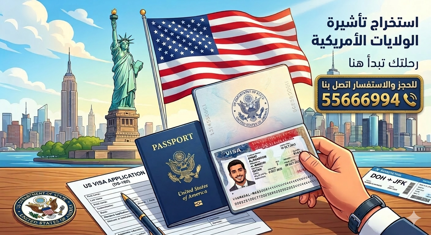 فيزا امريكا من الكويت – استخراج تأشيرة الولايات المتحدة