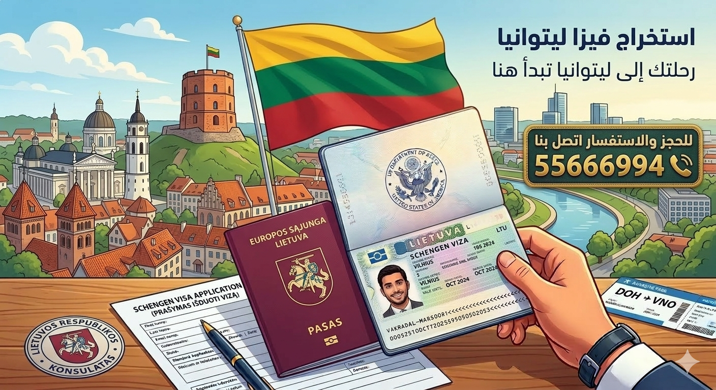 استخراج فيزا ليتوانيا من الكويت